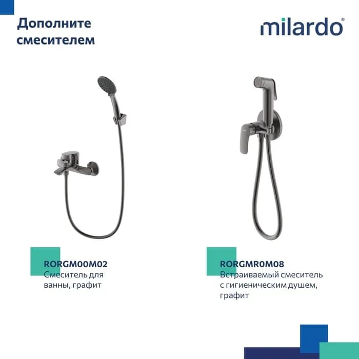 Смеситель для накладного умывальника RORGM01M01 — фото 8