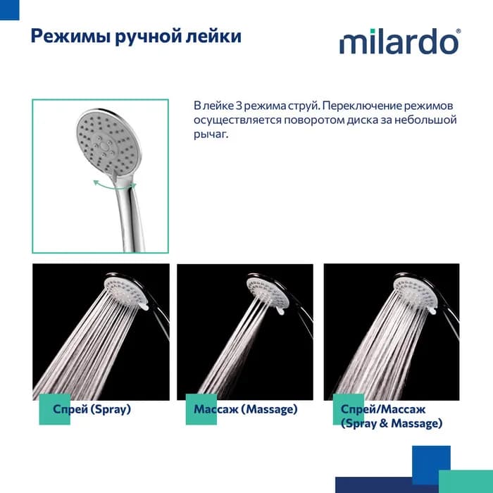 Смеситель для ванны с длинным изливом ATLSBLCM10 — фото 7